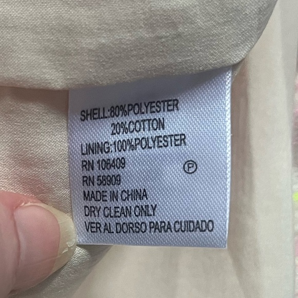 NEW Antonio Melani Pink Yellow Tweed Cap Sleeve Fitted Career Dress Size 12 Work - Picture 9 of 10